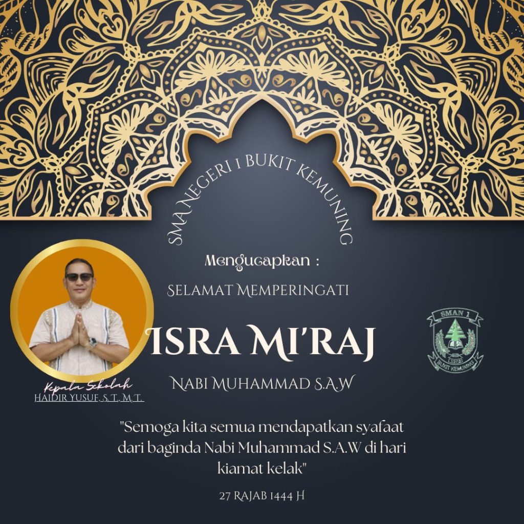 PERINGATAN ISRA MI’RAJ  27 RAJAB 1444 H